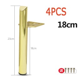 4PCS Metal Furniture Table Legs Sofa Feet Cupboard Cabinet TV Cabinet Feet 13/15/18CM Stool Chair Leg Feet
