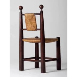 Solid Wood Rattan Dining Chair Retro Rattan Chair Home Simple Homestay Cafe Leisure Backrest Chair