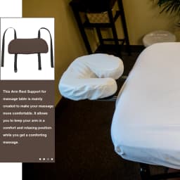Practical Armrest Support Comfortable Sponge Beauty Bed Arm Rest Hanging Massage Table Accessories Spa Commercial Furniture