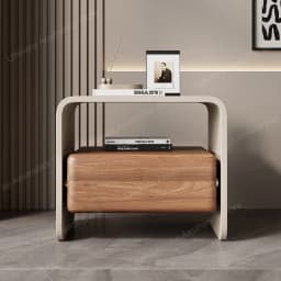 Nordic Luxury Night Table Aesthetic Trendy Storage Design Nightstand Unique Glamour Mesas Noches Dormitorio Bedroom Furniture