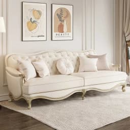 Elegant Individual Sofa Vintage Luxury Glamour Living Room Sofas Chaise Lounge L Shape Couch Wohnzimmer Furniture Home