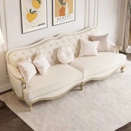 Elegant Individual Sofa Vintage Luxury Glamour Living Room Sofas Chaise Lounge L Shape Couch Wohnzimmer Furniture Home