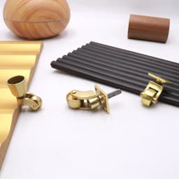 4PCS/Lot 32mm Brass Casters Heavy Duty amp; Safe for All Floors, Gold Polished Finish Casters Wheels for Chairs/Tables/Furniture