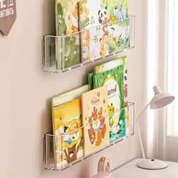 Acrylic Picture Book Display Stand, Children's Wall, Albums Record Holder, Reading, Magazine Storage, Hanging Rack