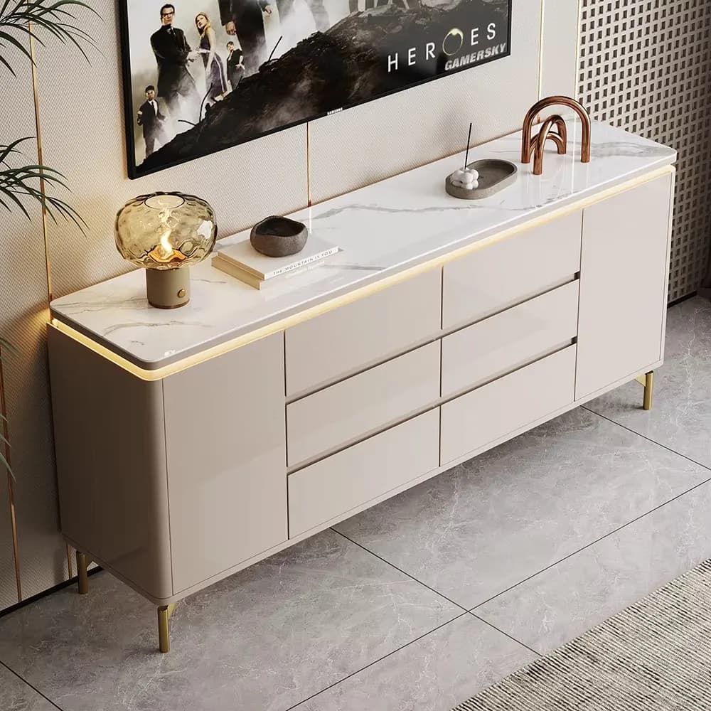 Simple Space Saving Cabinets Living Room Portable Storage Modern Trendy Display Cabinet Simple Luxury Vitrina Furniture