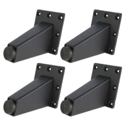 4/8Pcs Furniture Legs Pads Aluminum Alloy Sofa Bed Feet Heavy Duty Solid Square Sloping Table Cabinet Replacement