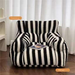 K-star Dopamine Color Solid Color Simple Earless Adult And Children's Sofa Reading Corner Lazy Sofa Chair Mini 2024 Dropshipping