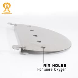 SHANGPEIXUAN Custom Made Roccbox Pizza Oven Stand 304 Stainless Steel Support Frame Panel Thick Board Pizza Oven Accessory Plate