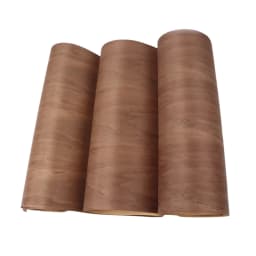 Length:2.5meter Width:580mm Thick :0.25mm Coffee Walnut Pattern Veneer Ideal for Furniture Car Interiors Decoration