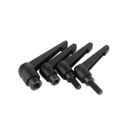 10PCS Adjustable Handle Lever Clamping Handles Metal Knob Machinery Tools Male Female Thread Diameter M4-M16 Length 10mm-80mm