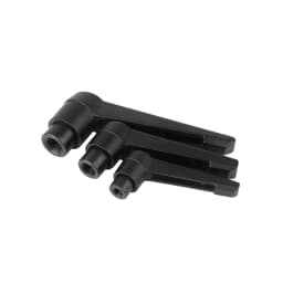 10PCS Adjustable Handle Lever Clamping Handles Metal Knob Machinery Tools Male Female Thread Diameter M4-M16 Length 10mm-80mm