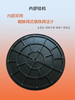 HQ MUTE Anti Skid Strong ABS Plastic 8/10/12.5/20/25/30/35/40CM Black Lazy Susan Turntable Round Table Swivel Plate Base