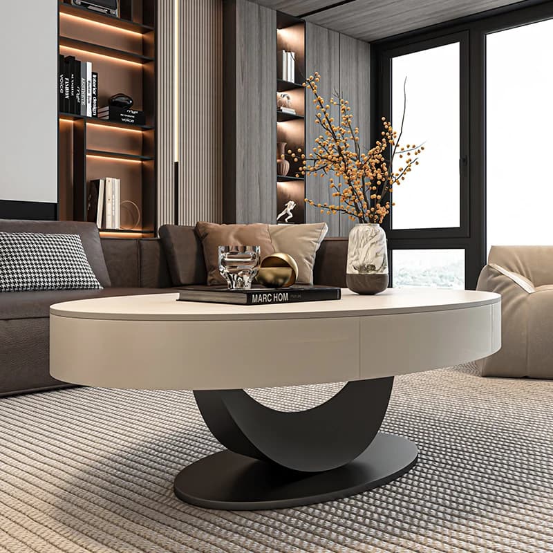 Space Saving Standing Coffee Table Nordic Decoration Living Room Designer Side Table Center Meubles Lounge Suite Furniture