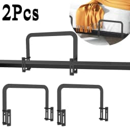 2Pcs Nonslip Mattress Gaskets Mattress Metal Retainer Adjustable Slide Stopper Enhanced Mattress Stability For Metal Bed Frames
