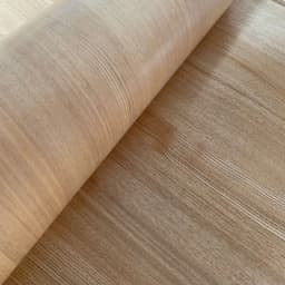 Natural Genuine Wood Veneer with non-woven Tissue Fraxinus Mandshurica Rupr. Manchurian Chinese Ash about 55cm x 2.5m C/C