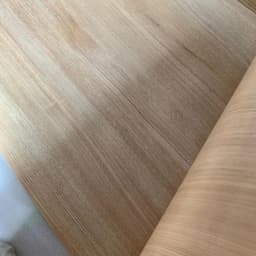 Natural Genuine Wood Veneer with non-woven Tissue Fraxinus Mandshurica Rupr. Manchurian Chinese Ash about 55cm x 2.5m C/C
