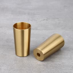 1 Piece Brass Chair Leg Cover Gold Metal Protector for Sofa Cabinet Taper Ferrules Bed Wardrobe Table Holder Accessory