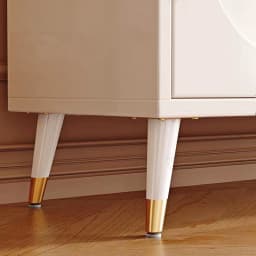 4Pcs Furniture Legs, White Metal Sofa Legs Modern Furniture Support Feet Replacement Leg for Couch Chair Ottoman Cabinet Table