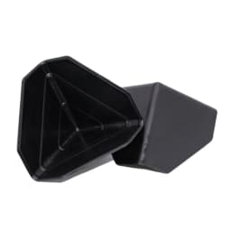 50PCS/lot Black Plastic Anti-collision Triangle Corner Protector Cap For Express Carton Box Corner Guards 35mm 50mm 60mm 80mm