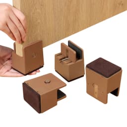 4PCS Adjustable Chair Feet Riser Screw Clamp 2 4 Inch Height Heavy Duty Sofa Tables Bed Furniture Risers Square Round Chair Legs