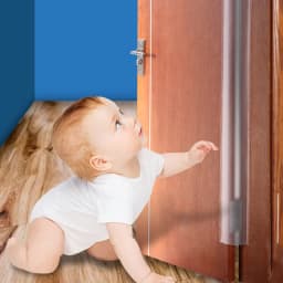 Child Safety Door Hinge Protector Cover Anti-pinch Hand Sealing Strip Cabinet Folding Safety Edge Banding Furniture Accessories