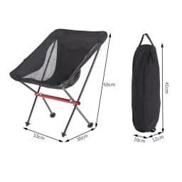 Camping Chair Outdoor Ultralight Folding Moon Chairs Portable Beach Chair Aluminiu Alloy Fishing Chair For Picnic BBQ Beach Rest
