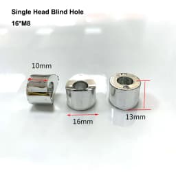 Duckbill Spacer Dia 16/18/19/22/25mm Bore 6/8mm Hollow Joint Round Tube Chair Fastening Washer Piece Plastic Curved Spacer