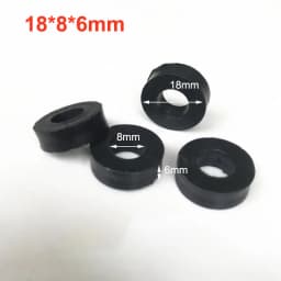 Duckbill Spacer Dia 16/18/19/22/25mm Bore 6/8mm Hollow Joint Round Tube Chair Fastening Washer Piece Plastic Curved Spacer