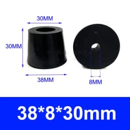 Duckbill Spacer Dia 16/18/19/22/25mm Bore 6/8mm Hollow Joint Round Tube Chair Fastening Washer Piece Plastic Curved Spacer