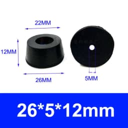 Duckbill Spacer Dia 16/18/19/22/25mm Bore 6/8mm Hollow Joint Round Tube Chair Fastening Washer Piece Plastic Curved Spacer