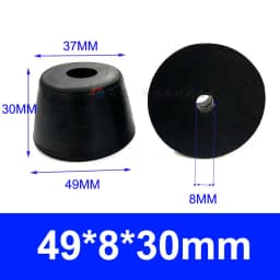 Duckbill Spacer Dia 16/18/19/22/25mm Bore 6/8mm Hollow Joint Round Tube Chair Fastening Washer Piece Plastic Curved Spacer