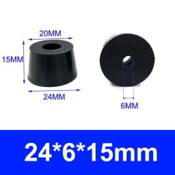 Duckbill Spacer Dia 16/18/19/22/25mm Bore 6/8mm Hollow Joint Round Tube Chair Fastening Washer Piece Plastic Curved Spacer