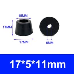 Duckbill Spacer Dia 16/18/19/22/25mm Bore 6/8mm Hollow Joint Round Tube Chair Fastening Washer Piece Plastic Curved Spacer