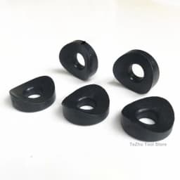 Duckbill Spacer Dia 16/18/19/22/25mm Bore 6/8mm Hollow Joint Round Tube Chair Fastening Washer Piece Plastic Curved Spacer