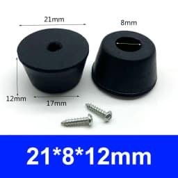 Duckbill Spacer Dia 16/18/19/22/25mm Bore 6/8mm Hollow Joint Round Tube Chair Fastening Washer Piece Plastic Curved Spacer