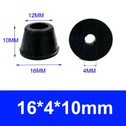 Duckbill Spacer Dia 16/18/19/22/25mm Bore 6/8mm Hollow Joint Round Tube Chair Fastening Washer Piece Plastic Curved Spacer