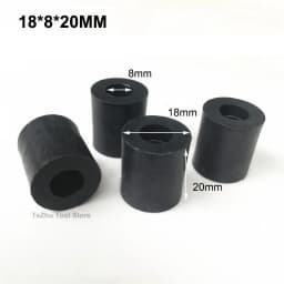 Duckbill Spacer Dia 16/18/19/22/25mm Bore 6/8mm Hollow Joint Round Tube Chair Fastening Washer Piece Plastic Curved Spacer