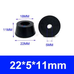 Duckbill Spacer Dia 16/18/19/22/25mm Bore 6/8mm Hollow Joint Round Tube Chair Fastening Washer Piece Plastic Curved Spacer