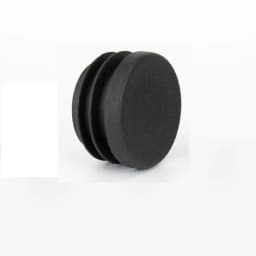 10pcs 1 3/4 Inch Round Plastic Plug Non-slip 45mm Round Pipe Tubing End Cap Plastic Plug Black End Cap Pipe Tubing