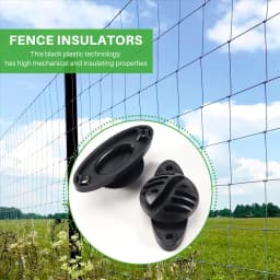 Fence Insulator Horse Cattle Animal Electric Fence Accessories Hemispherical Insulator Electronic Fence Accessor 50Pcs