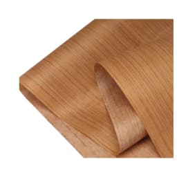 Length:2.5meter Width:580mm Thick :0.25mm Teak Textured Technology Wood Veneer Sheets for Furniture Home Audio Instrument Décor