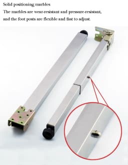 Stainless Steel Foldable Retractable Furniture Legs Bracket Lift Table Legs Support Bar Foot Column Length Can be Customized