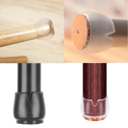 16Pcs Chair Leg Caps Silicone Table Chair Leg Mat Non-slip Table Chair Leg Caps Protection Bottom Cover Pad Wood Floor Protector