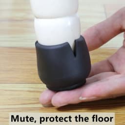 16Pcs Chair Leg Caps Silicone Table Chair Leg Mat Non-slip Table Chair Leg Caps Protection Bottom Cover Pad Wood Floor Protector