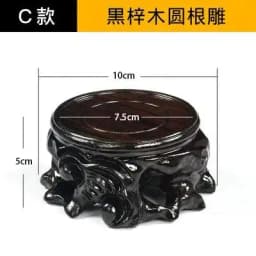 Vintage Wooden Carved Flower Pot And Vase Display Base Mini Sculpture Handicraft Display Stand Garden Plant Fish Tank Stand