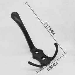 Modern 3 Hooks Coat Hook Wall Mounted Robe Clothes Rack Hat Wall Hanger Chrome Gold For Bedroom Clothes Entryway Furniture