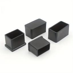 20*40mm square tube soft coat Mechanical equipment foot non-slip foot cover pad square tube plug scalp plug