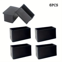 20*40mm square tube soft coat Mechanical equipment foot non-slip foot cover pad square tube plug scalp plug