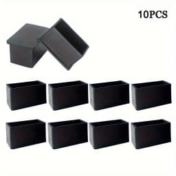 20*40mm square tube soft coat Mechanical equipment foot non-slip foot cover pad square tube plug scalp plug