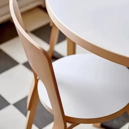 Modern Simple Ins Style Designer Chair Nordic High-end Light Luxury Solid Wood Vintage Home Backrest Dining Chair